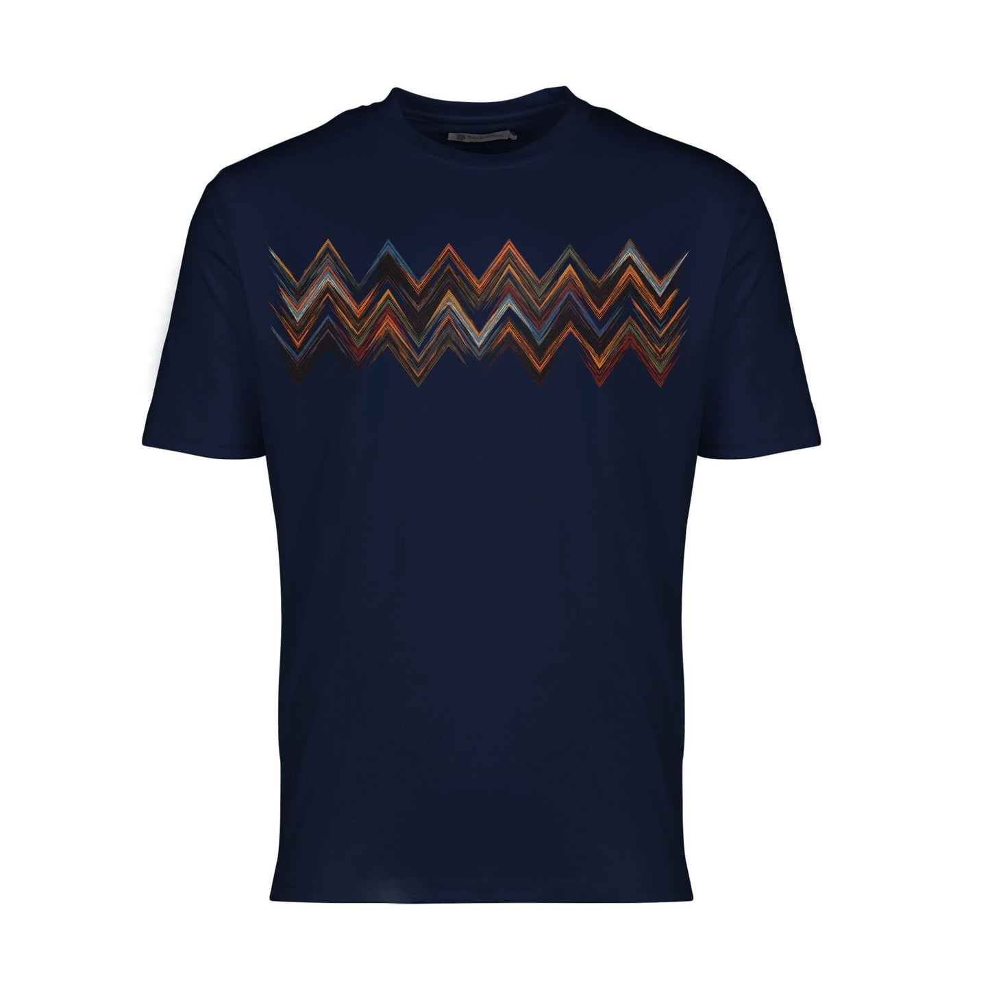 Moda Bandidos, Space Zig Primary, Navy T-Shirt