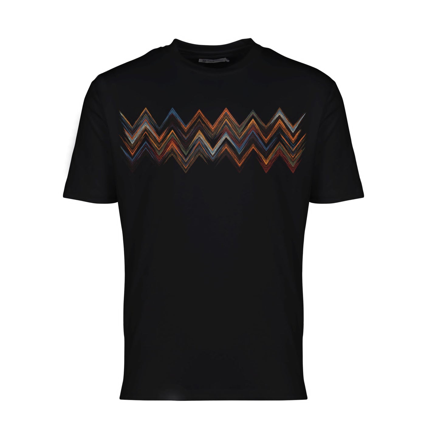 Moda Bandidos, Space Zig Orange, Black T-Shirt