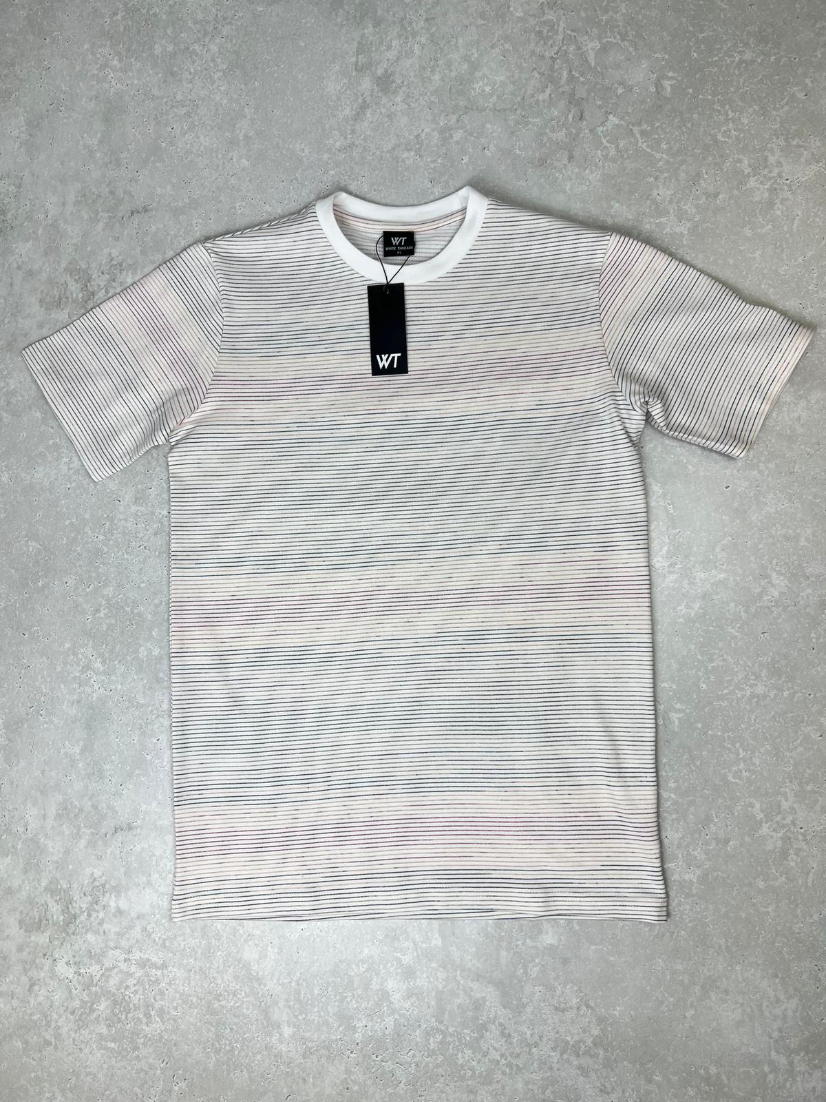 White Threads Striped T-Shirt #030 (Pre-Order)