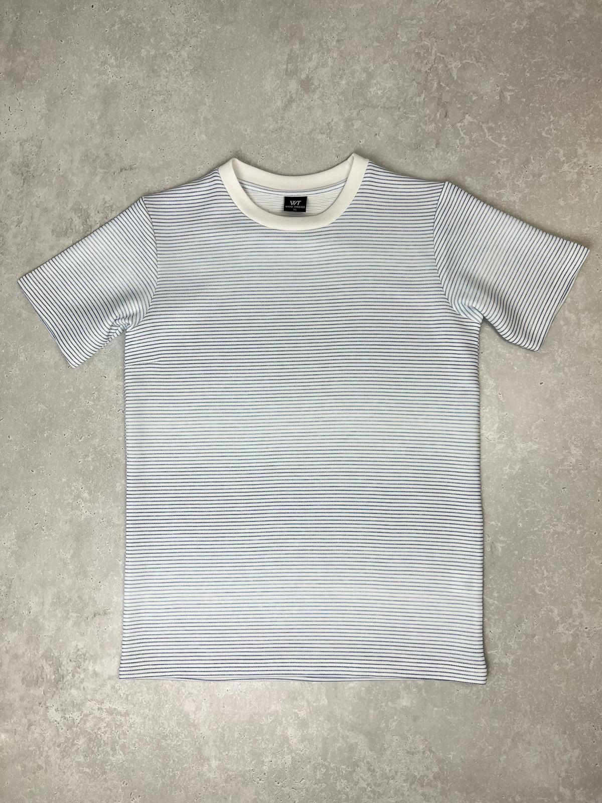 White Threads Striped T-Shirt #070 (Pre-Order)