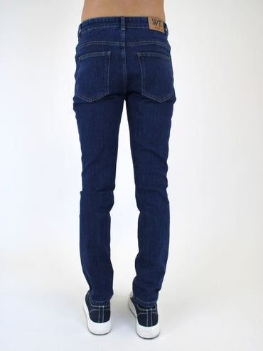 White Threads Denim Jeans - Navy 901