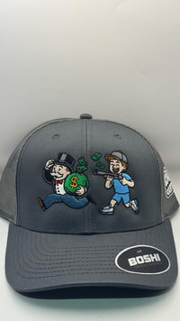 Cap Cartel Bank Robber Cap - Grey