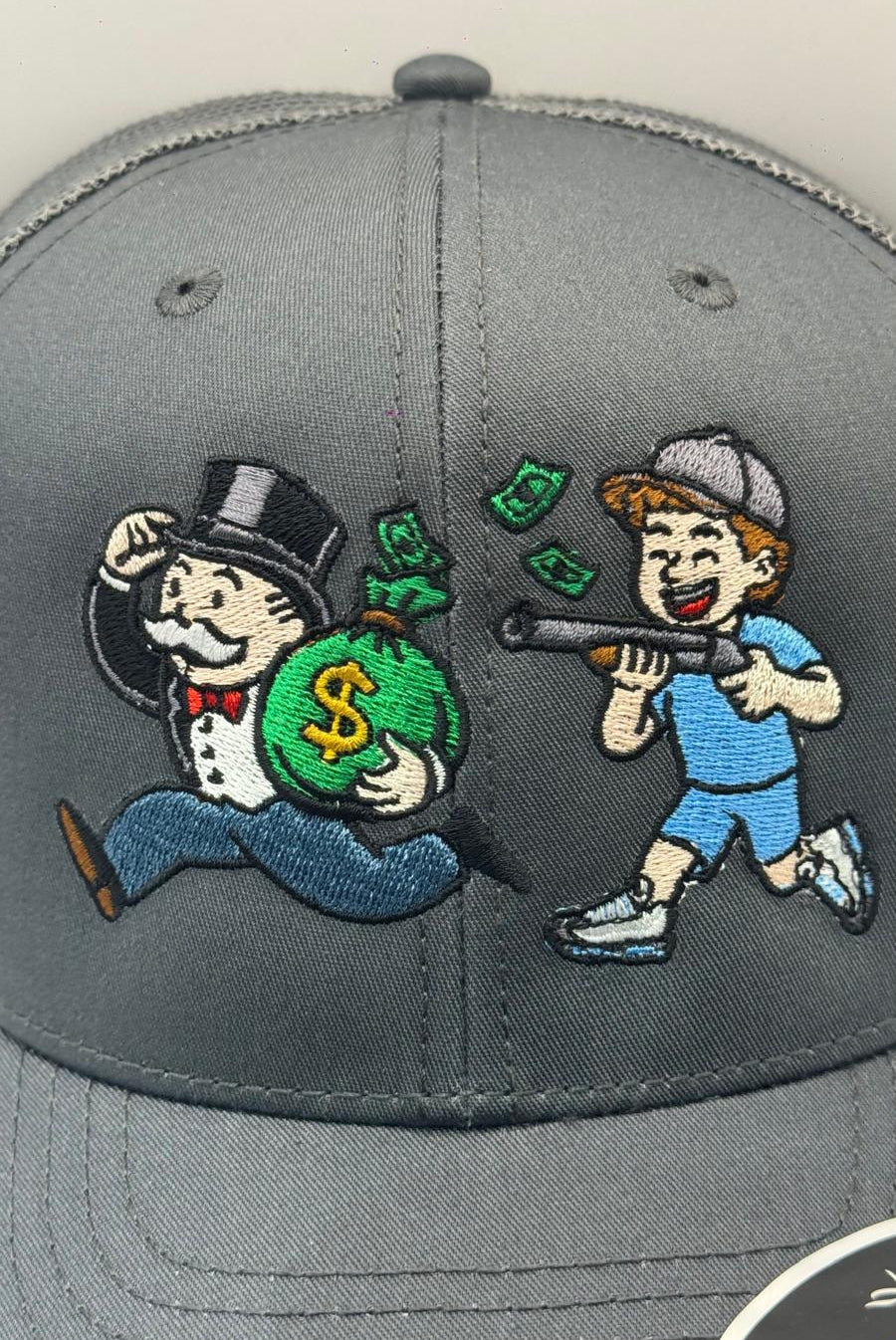 Cap Cartel Bank Robber Cap - Grey