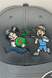 Cap Cartel Bank Robber Cap - Grey