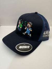 Cap Cartel Bank Robber Cap - Navy 2 Tone