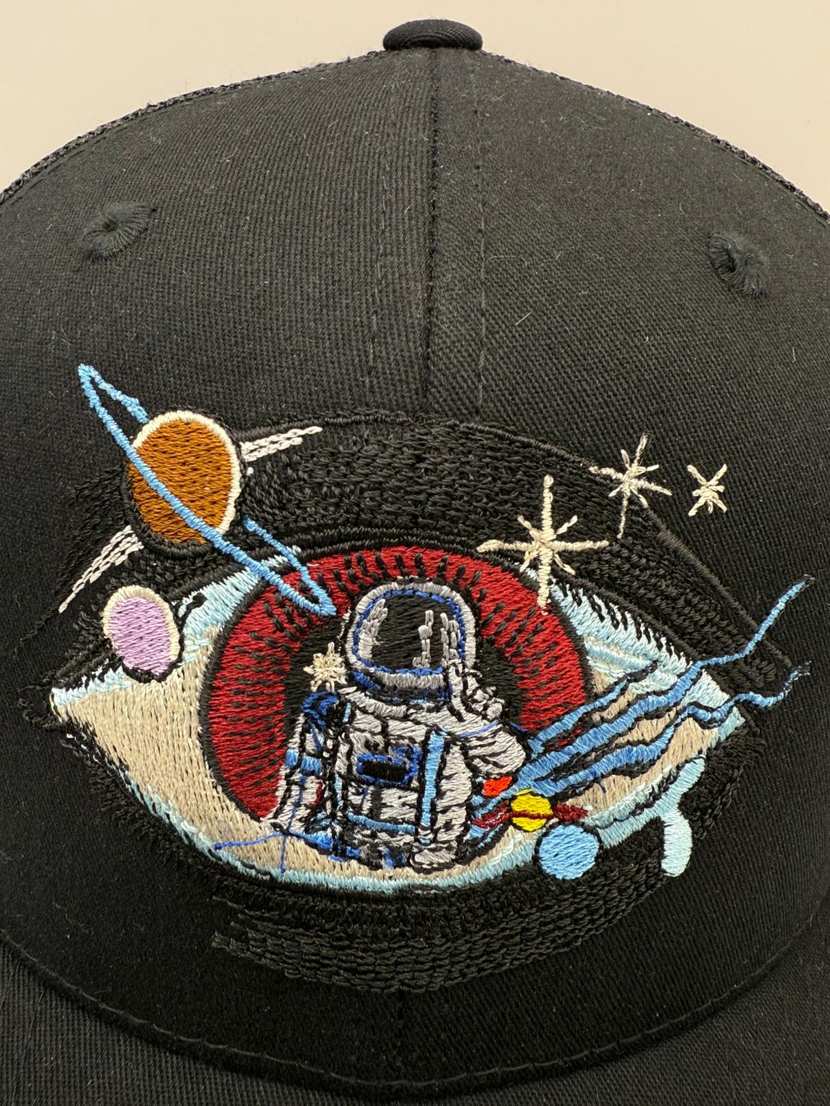 Cap Kids Trippy Eye Cap - Black