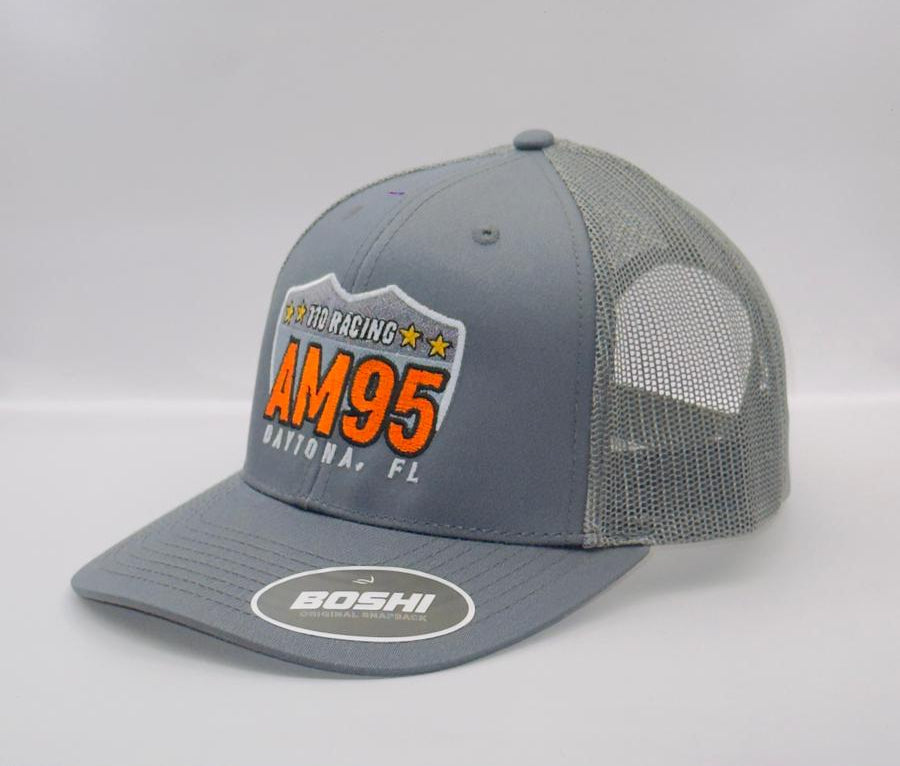 AM95 Mandarin Cap - Grey