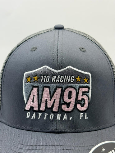 AM95 Pink Foam Cap - Grey