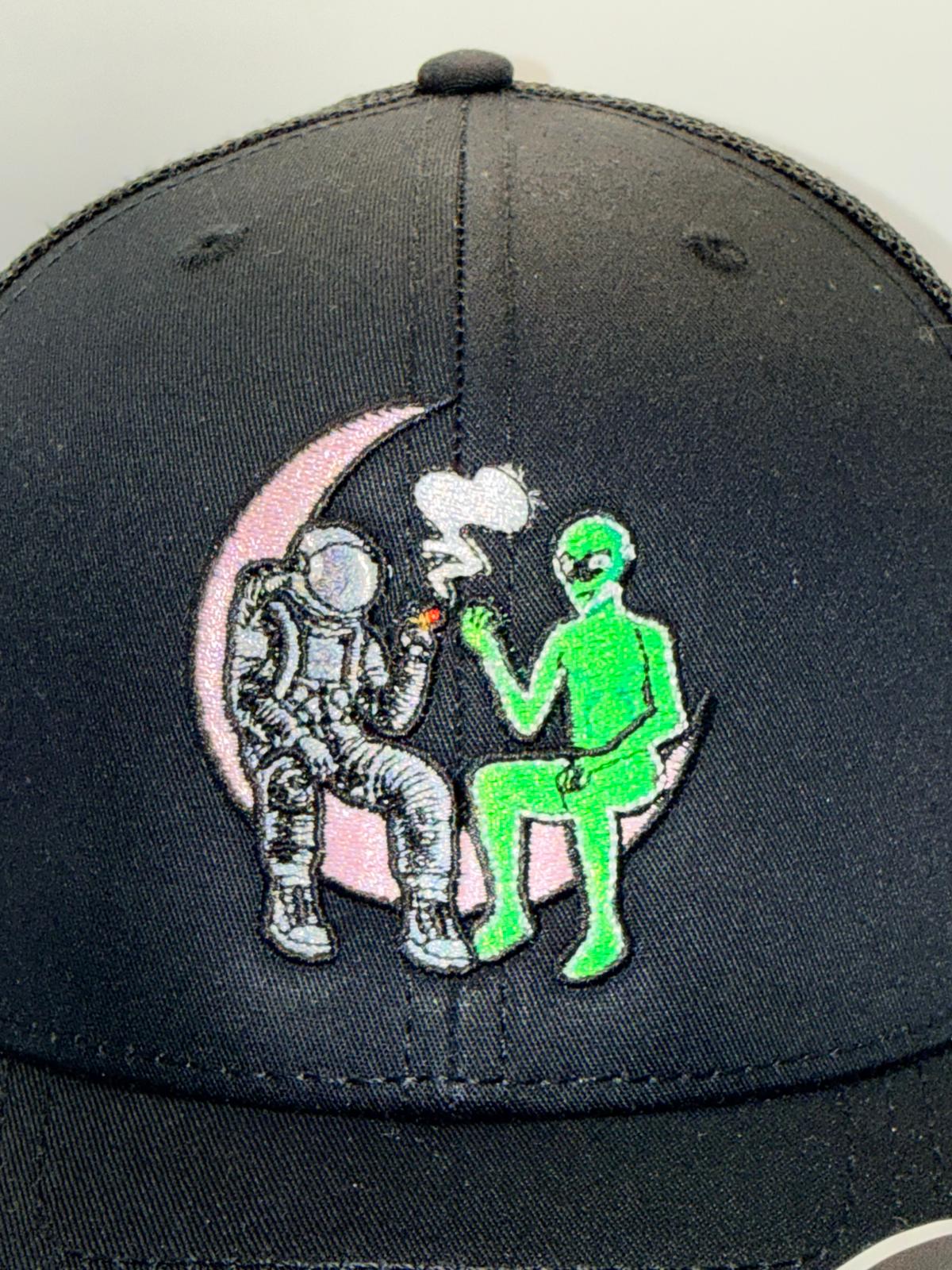 Cap Culture Astronaut N' Alien - Black