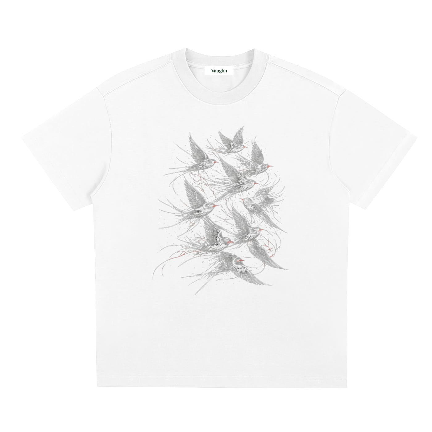 Vaughn Birds T-Shirt - White