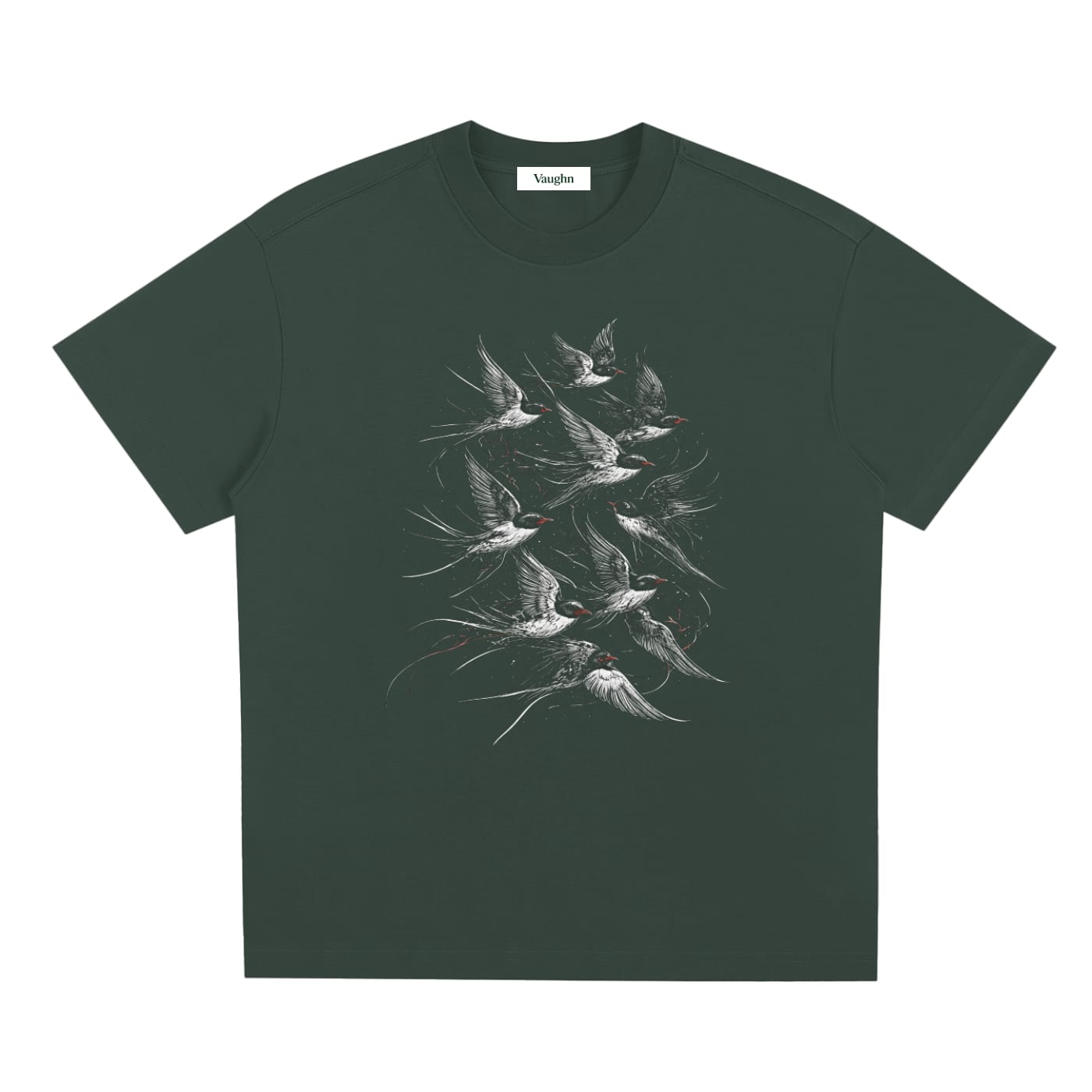 Vaughn Birds T-Shirt - Green