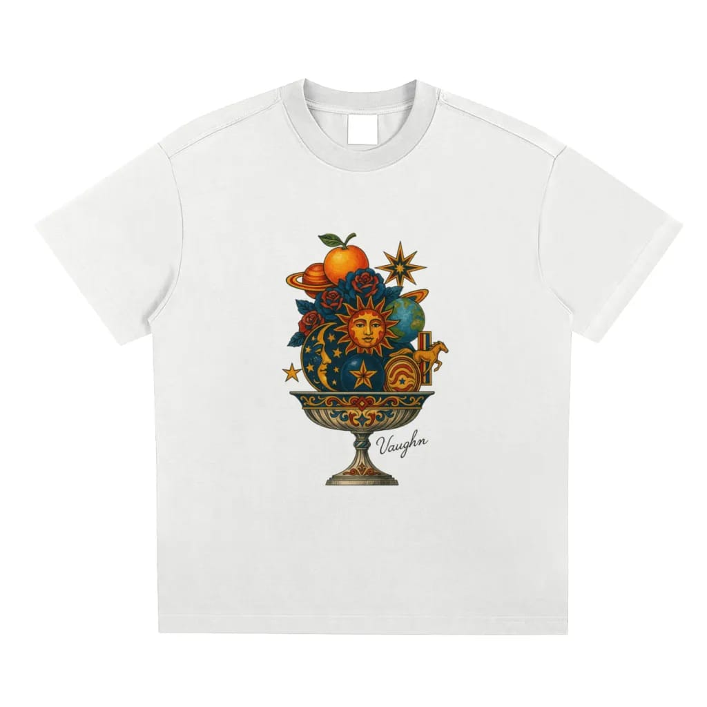 Vaughn Solar System T-Shirt - White