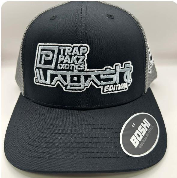 Trap Pakz Grey Symbols Cap - Black/Grey