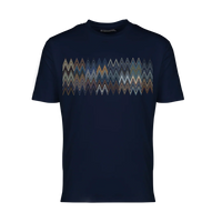 Moda Bandidos Scatter Zig T-Shirt - Navy/Multi