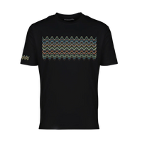 Moda Bandidos Flow Wave T-Shirt - Black/Multi