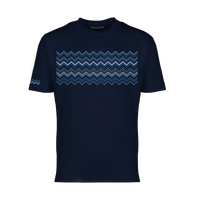 Moda Bandidos Classic Zig T-Shirt - Navy/Blue