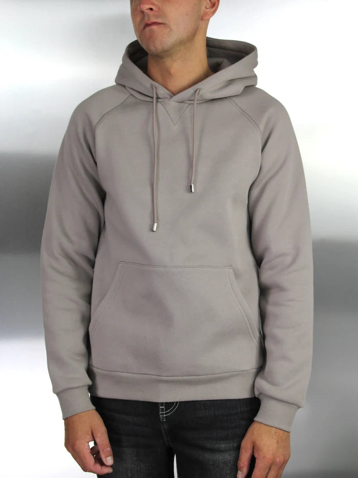 White Threads Plain Essentials Hoodie - Beige