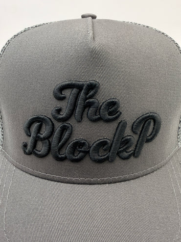 Block P Logo Cap - Grey/Black