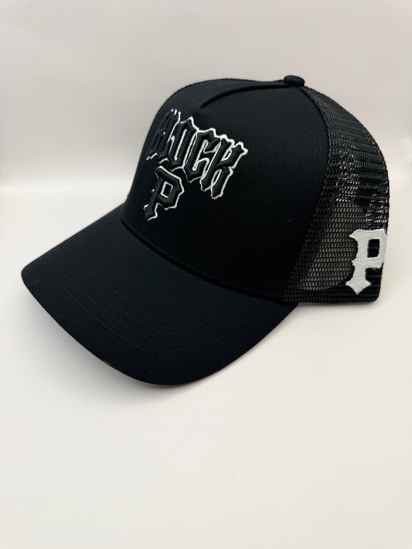 Block P Logo Cap - Black/White