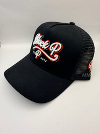 Block P OG Logo Neon Cap - Black/Red