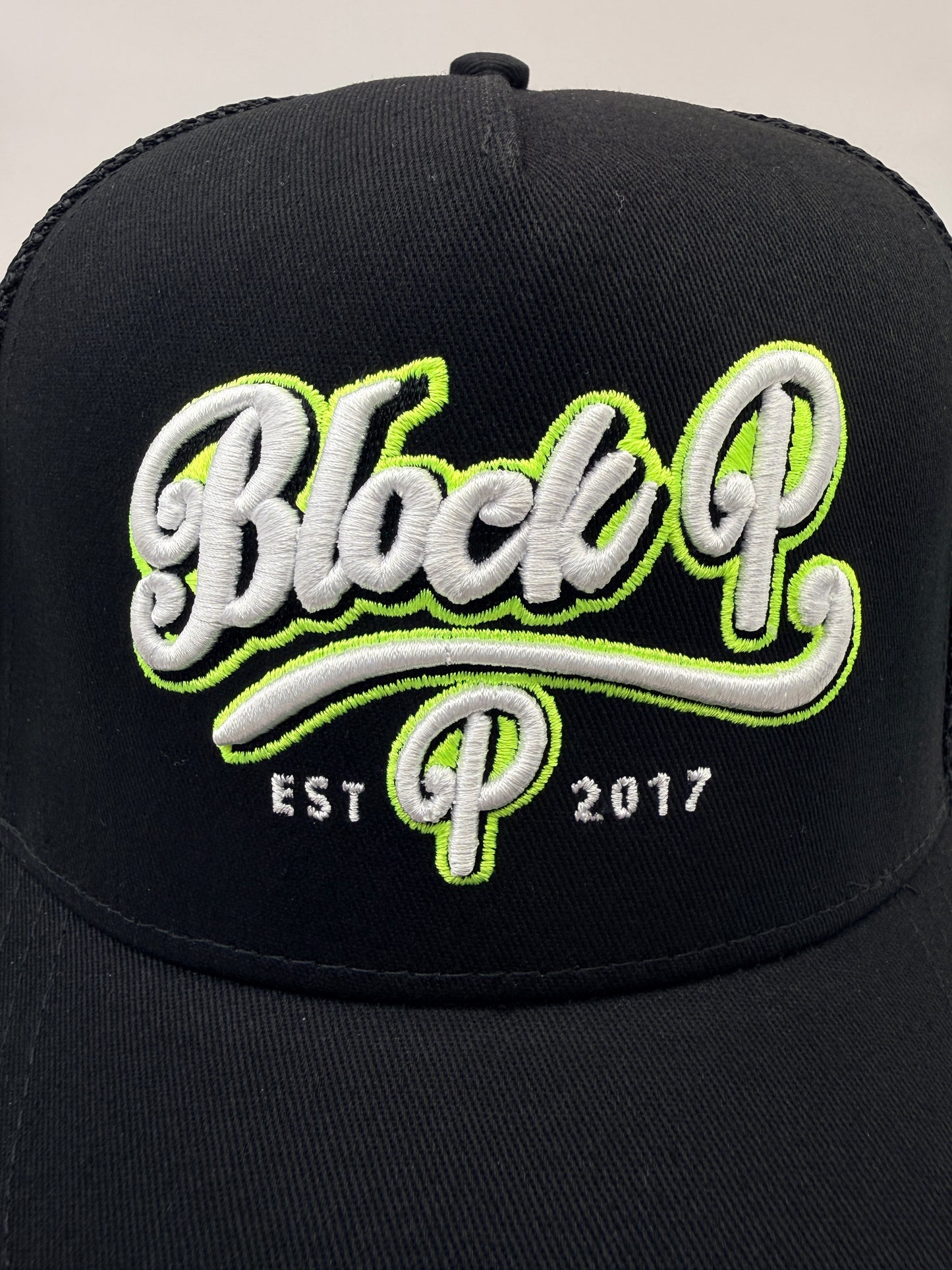 Block P OG Logo Neon Cap - Black/Yellow