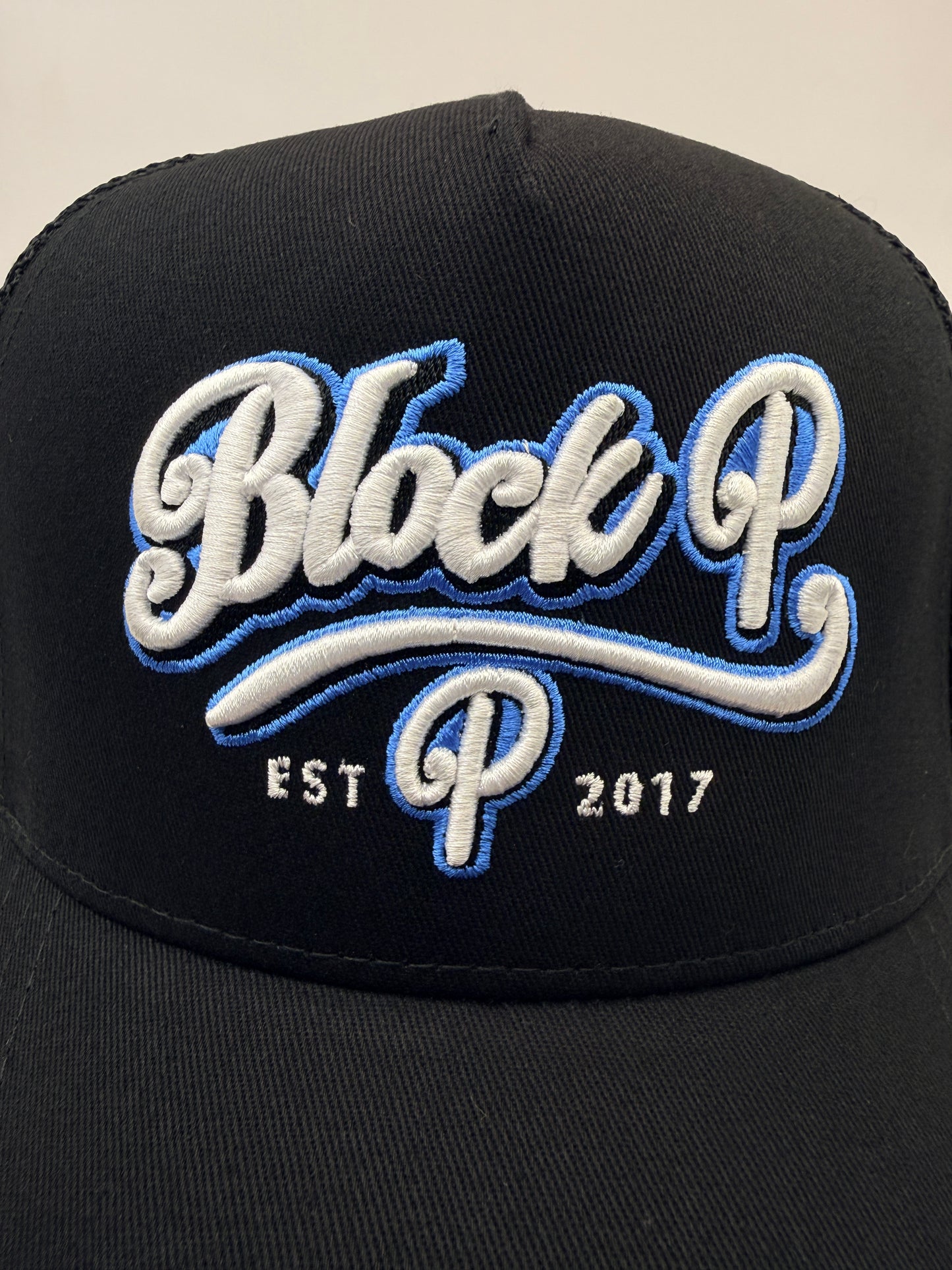 Block P OG Logo Neon Cap - Black/Blue