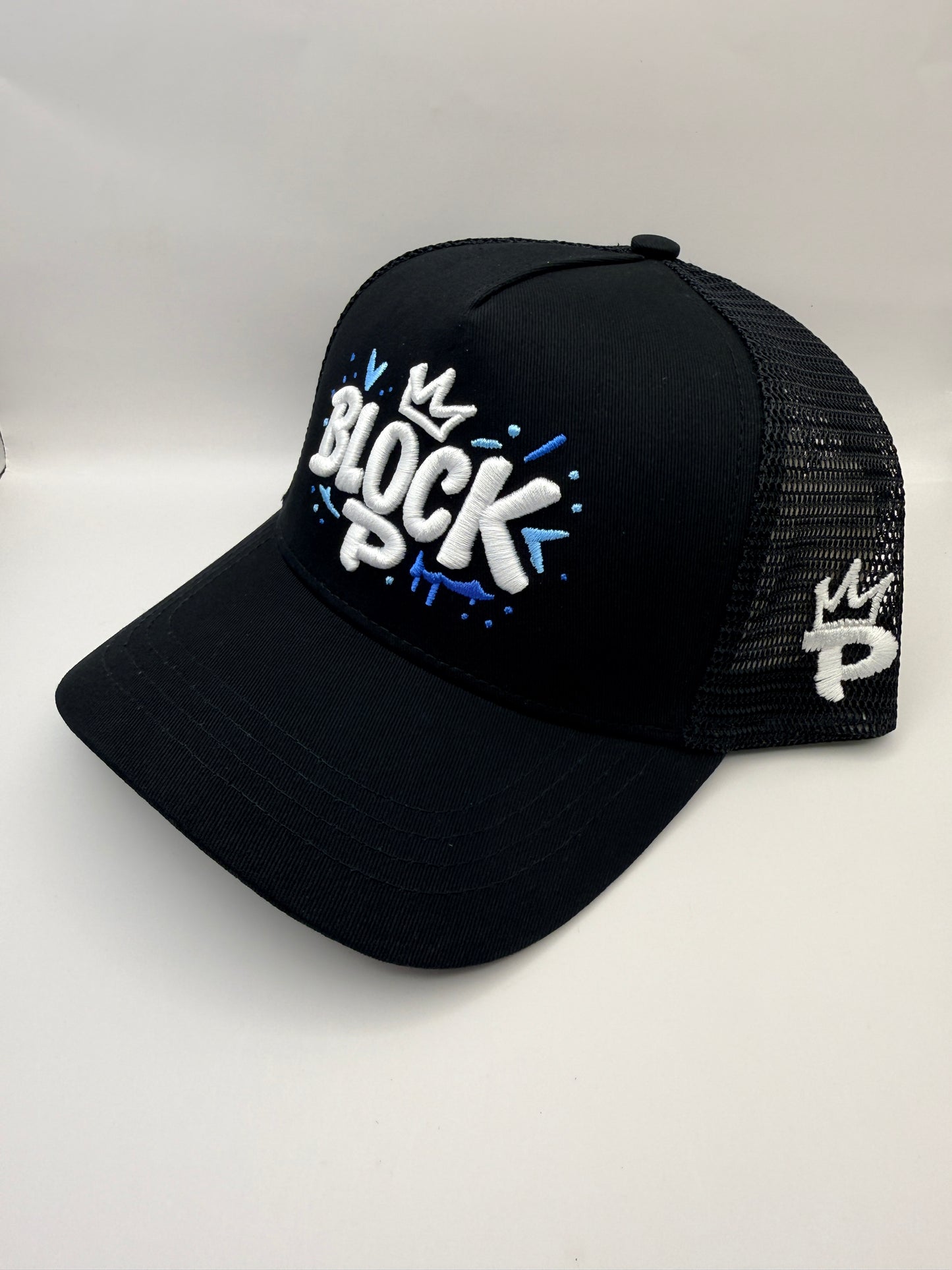 Block P Crown Cap - Black
