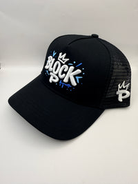 Block P Crown Cap - Black
