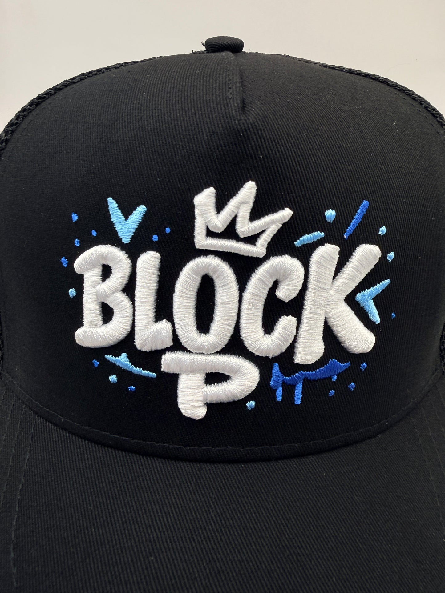 Block P Crown Cap - Black