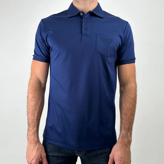 Lanka Pocket Polo - Navy