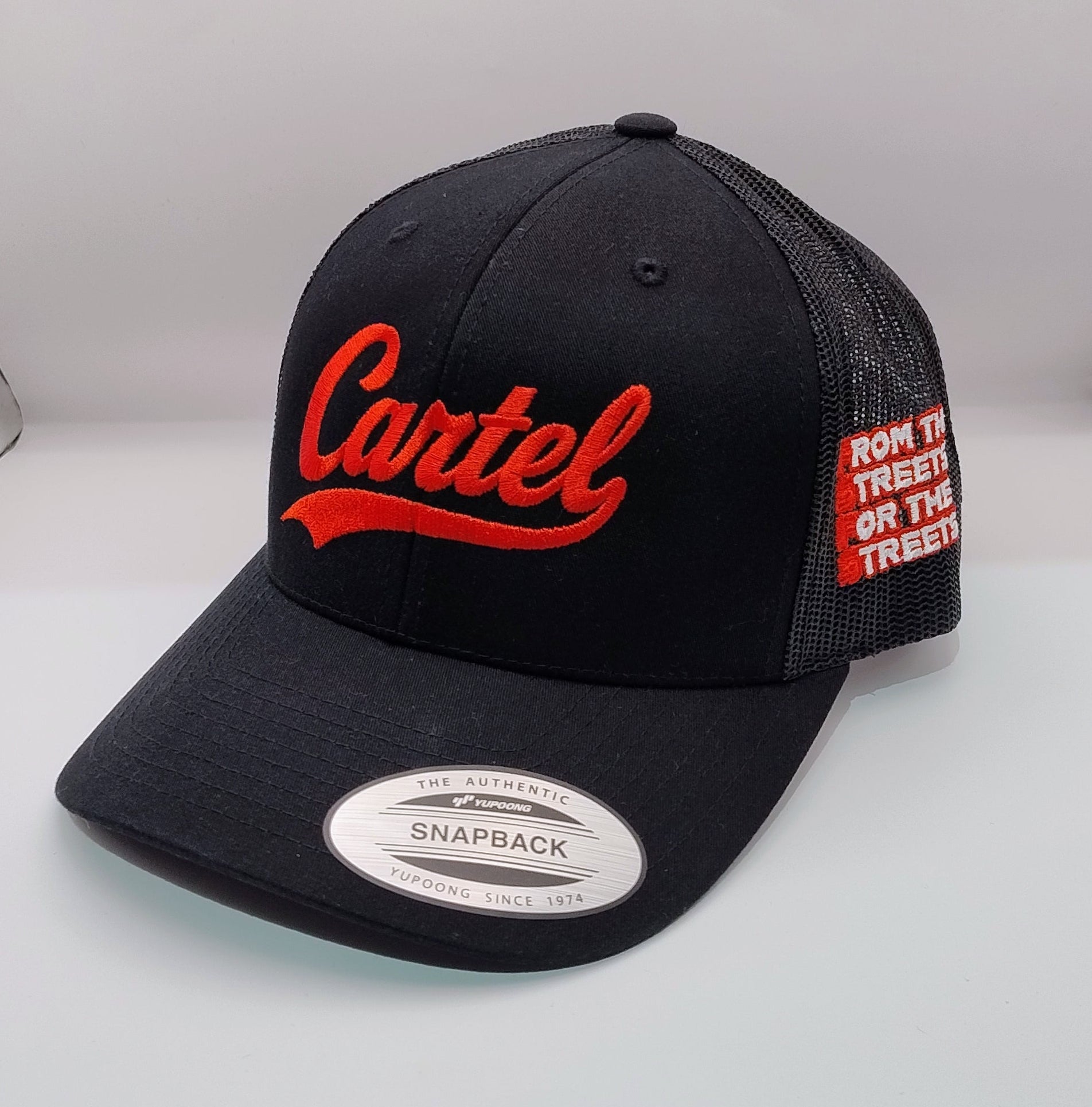 Cap Cartel Red Streets Cap - Black
