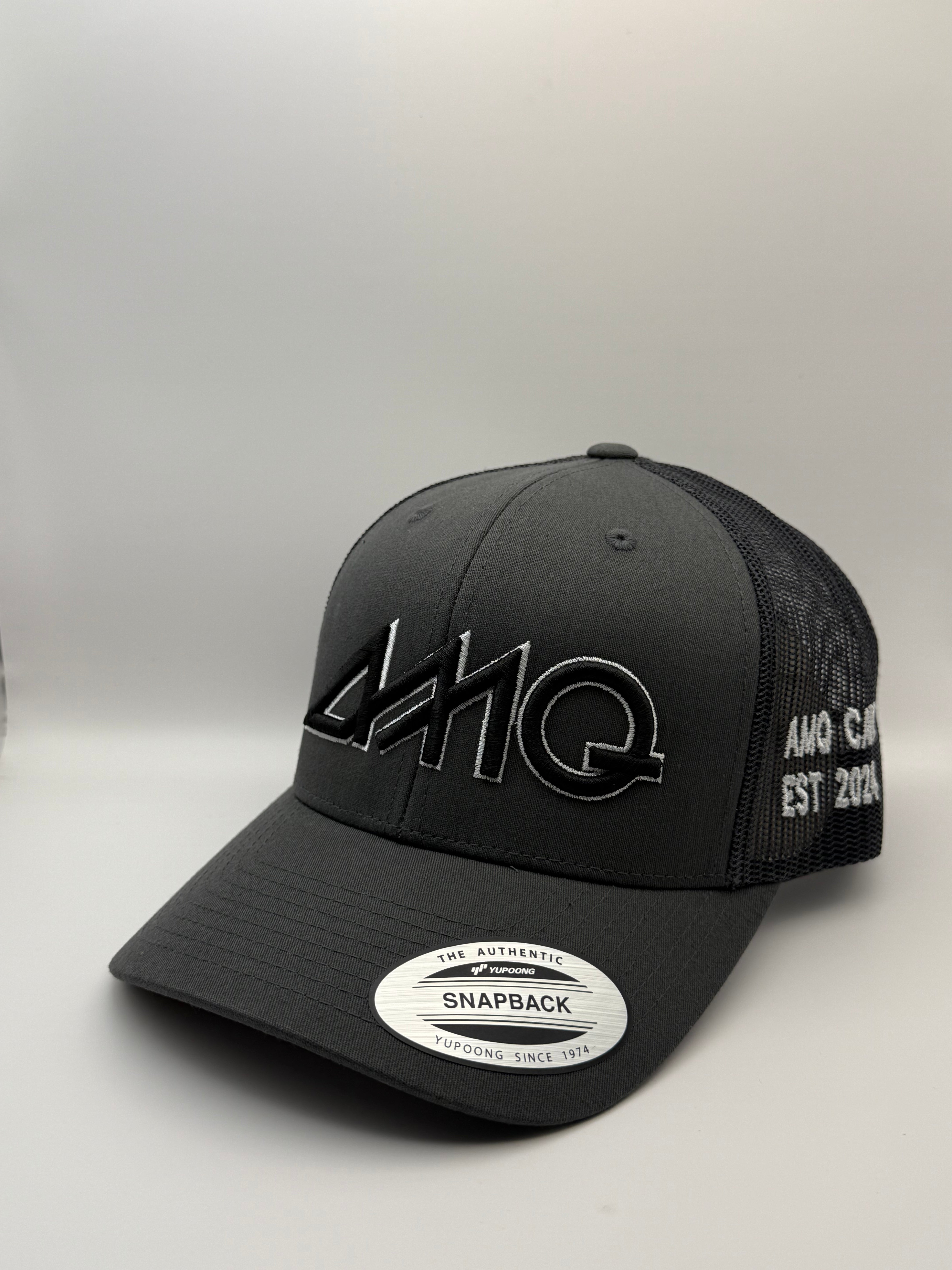 AMQ Black/Silver Cap - Grey