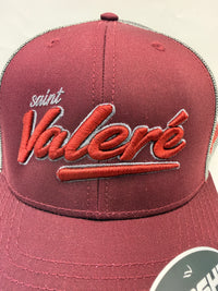Saint Valere Logo Cap - Maroon/Grey