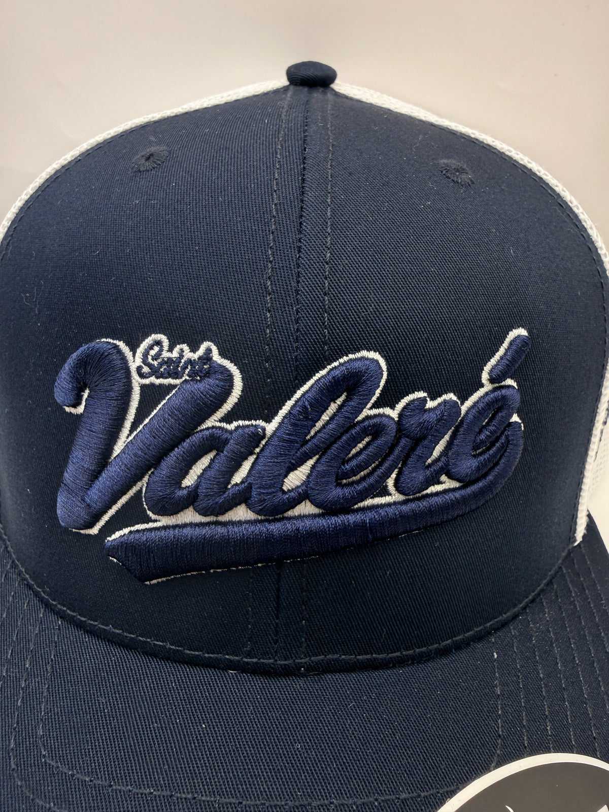 Saint Valere Logo Cap - Navy/White