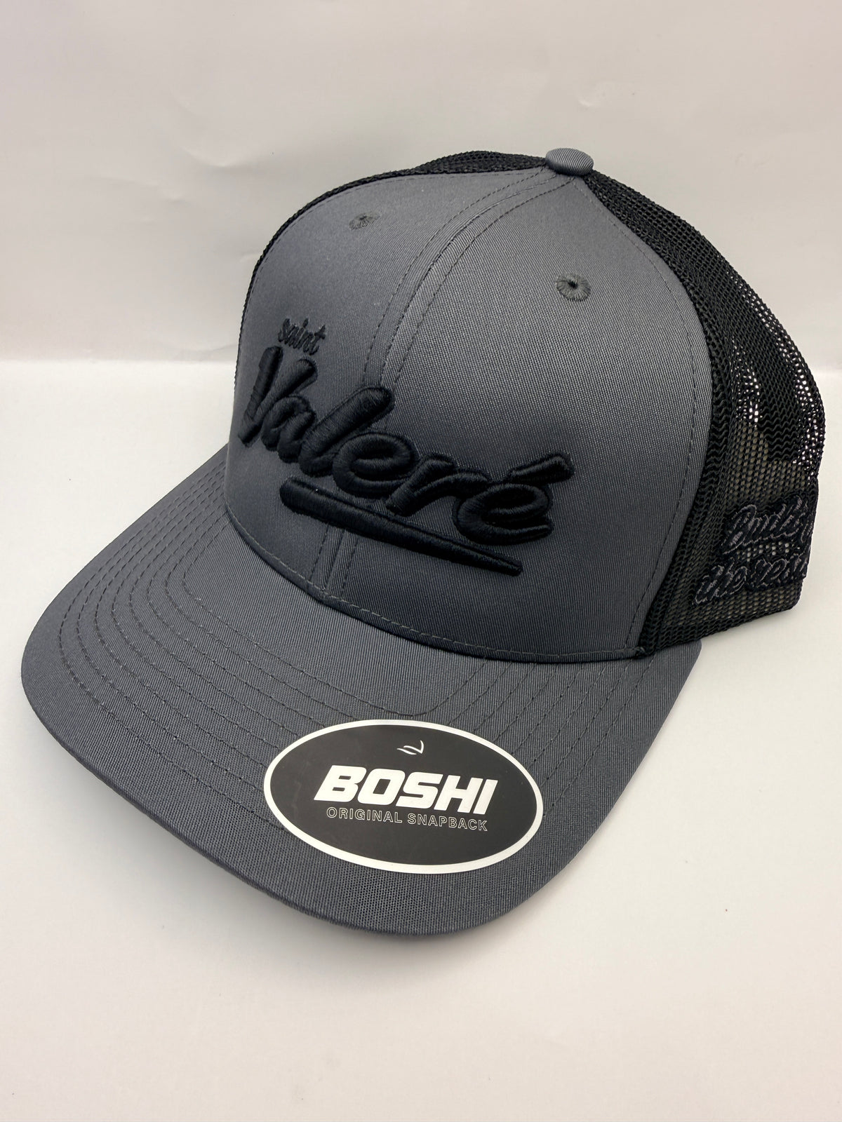 Saint Valere Logo Cap - Grey/Black/Black
