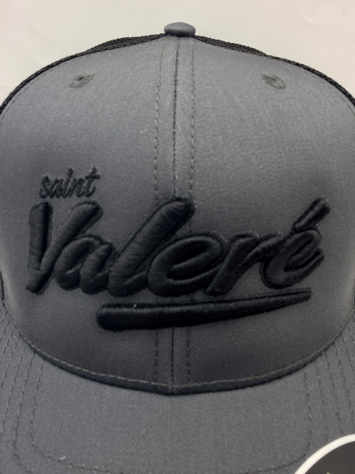 Saint Valere Logo Cap - Grey/Black/Black