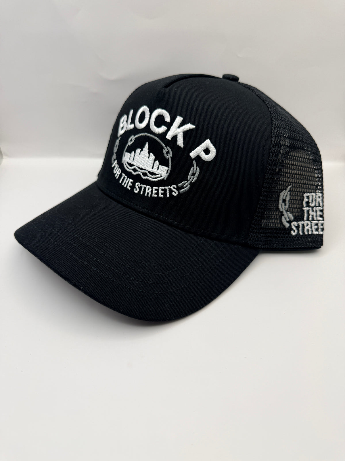 Block P Docks Cap - Black/White