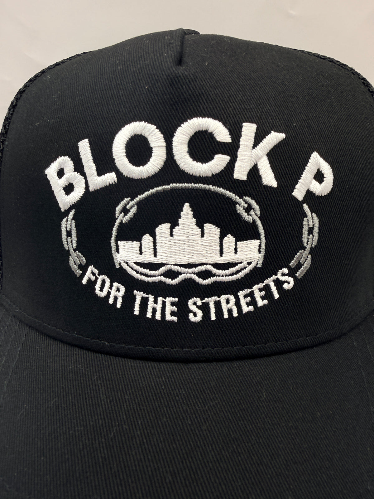 Block P Docks Cap - Black/White