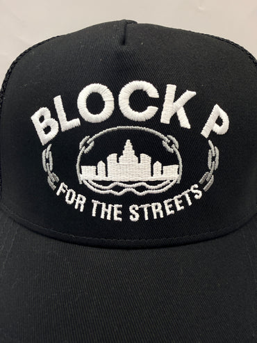 Block P Docks Cap - Black/White