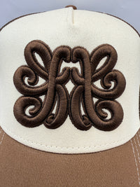 Krayta Clo Logo Cap - Brown/Beige