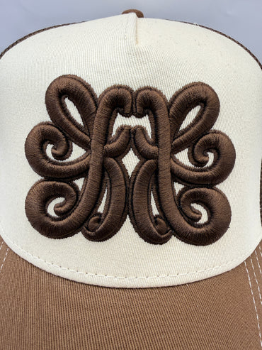 Krayta Clo Logo Cap - Brown/Beige