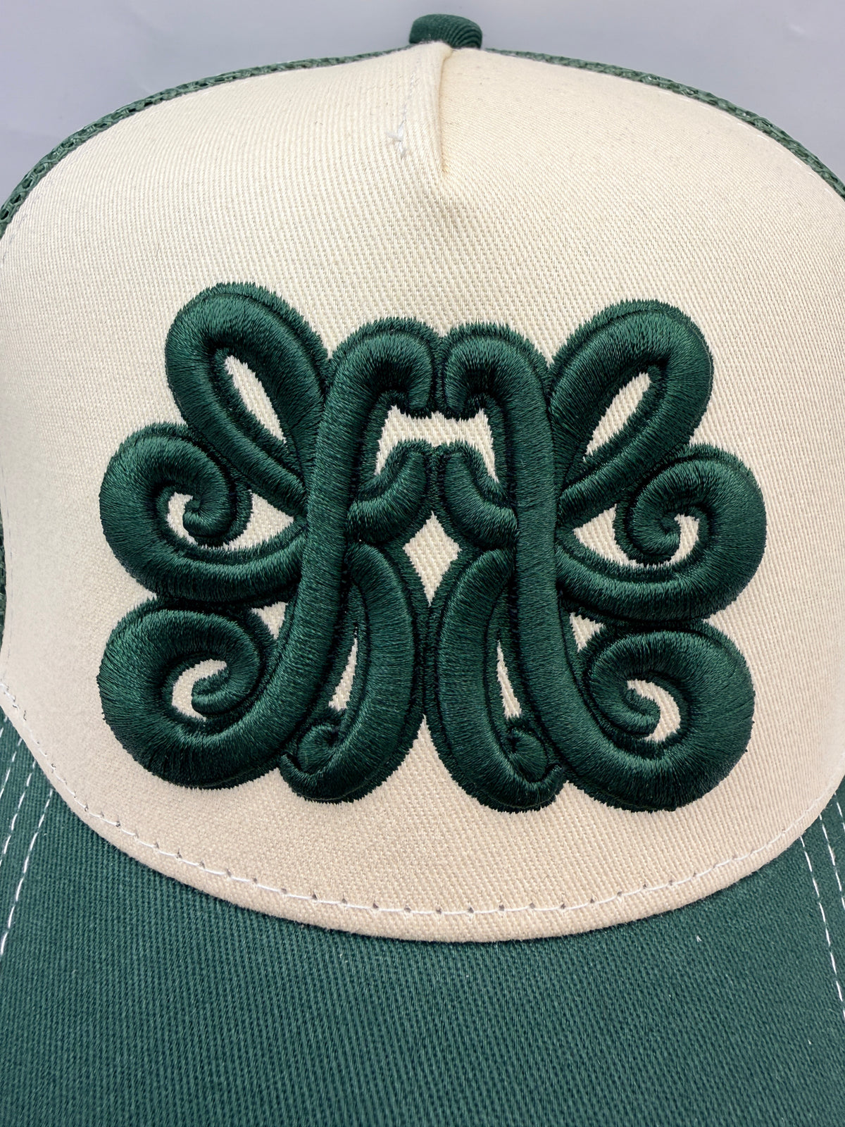 Krayta Clo Logo Cap - Green/Beige