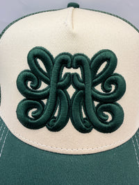 Krayta Clo Logo Cap - Green/Beige