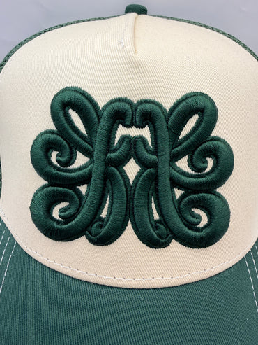 Krayta Clo Logo Cap - Green/Beige