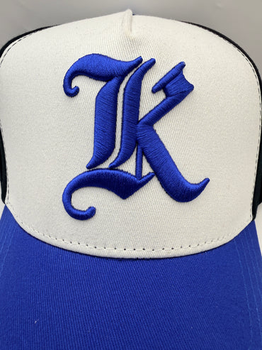 Krayta Clo 'K' Logo Cap - White/Blue/Black