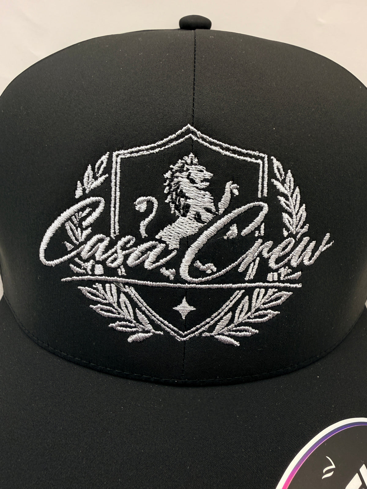 CasaCrew Crest Logo Cap - Black/Grey