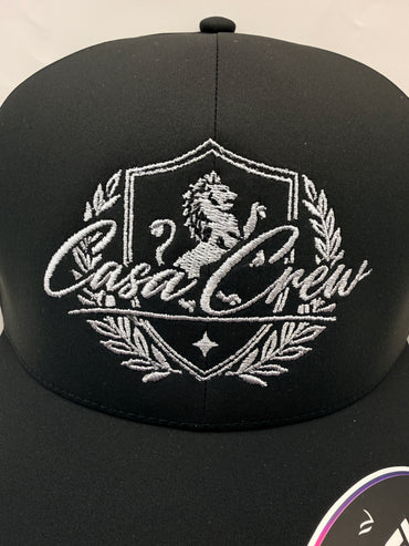 CasaCrew Crest Logo Cap - Black/Grey