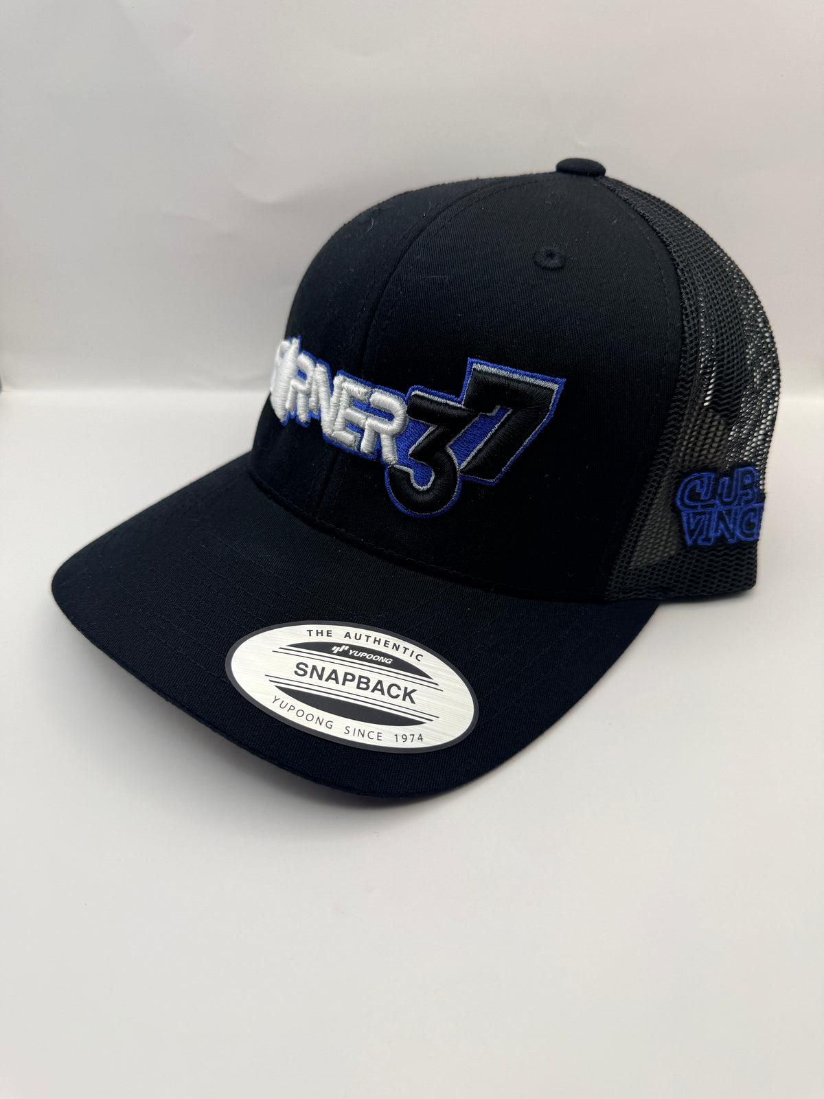 Club Vincere Garner 37 Cap - Black/Blue