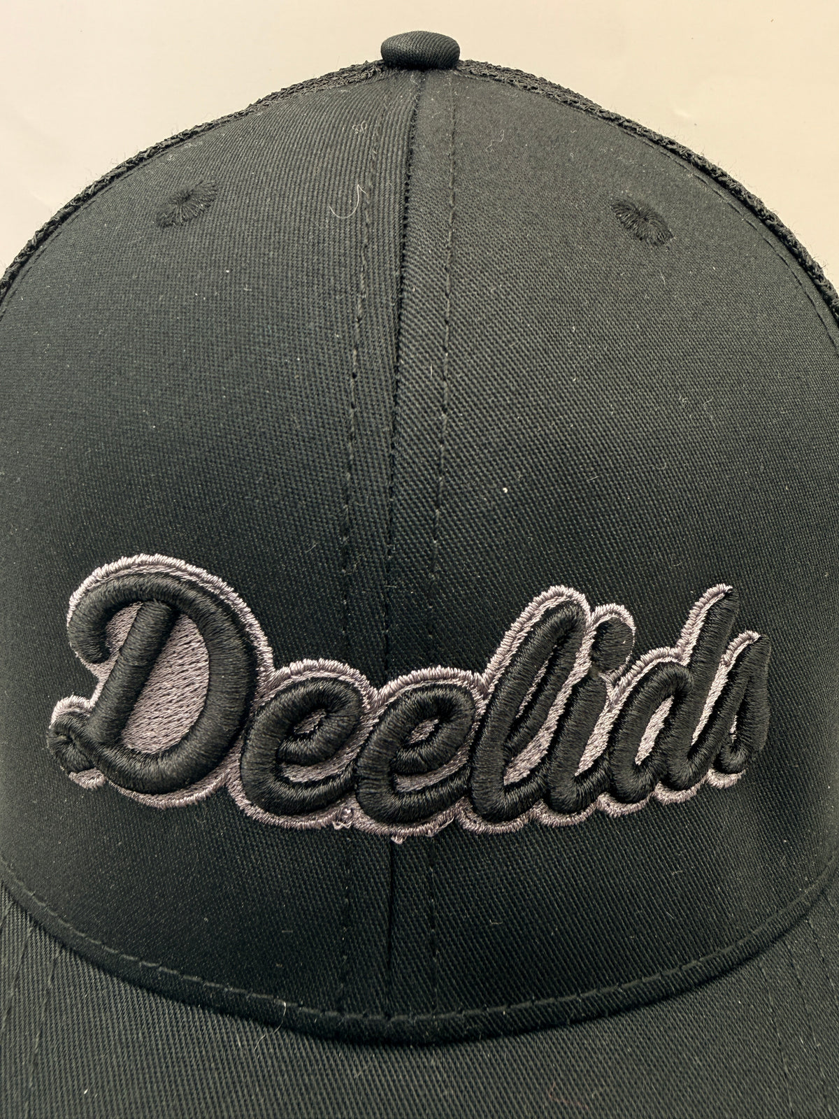 Deelids Logo Cap - Black/Grey