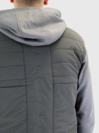 White Threads Padded Alor 2.0 Jacket - Grey